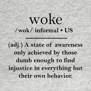 Woke Definition T-Shirt